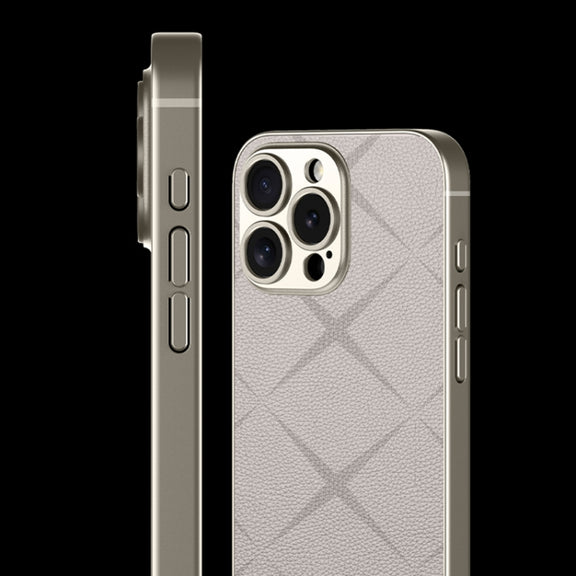 For iPhone 16 Pro GKK Asterism Metal Paint Skin Feel Leather Full Coverage Phone Case(Black)