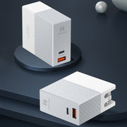 LDNIO A2620C PD3.0 65W USB Power Adapter Travel Charger with Type-C to Type-C Cable, UK Plug