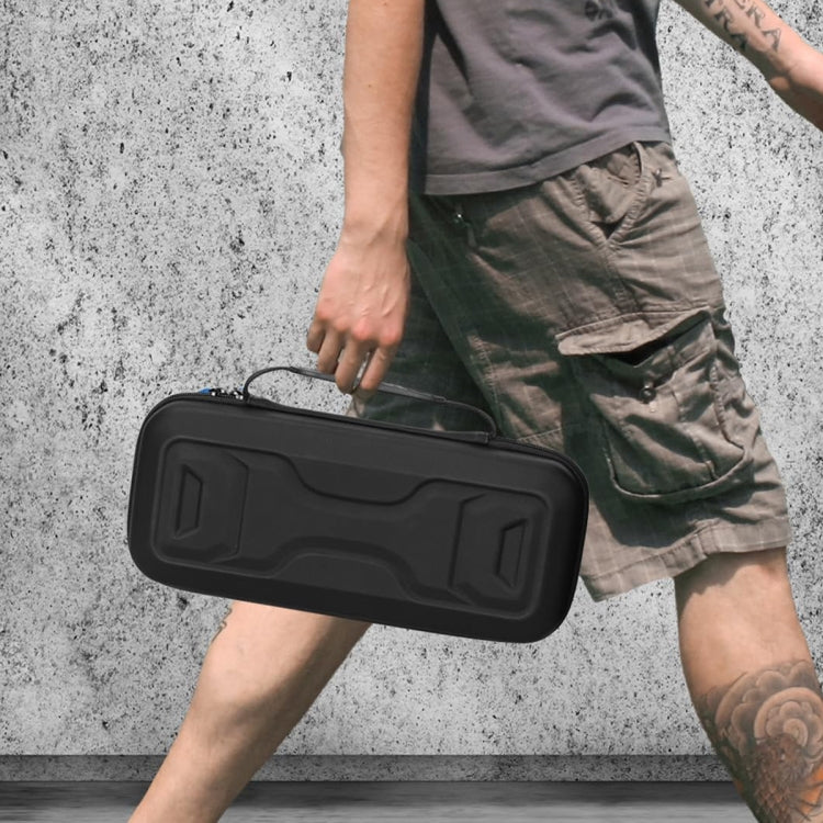 For Sony PlayStation Portal Portable Game Console Storage Bag Kits(Black)