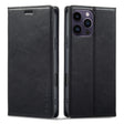For iPhone 16 Pro LC.IMEEKE RFID Anti-theft Leather Phone Case(Black) - iPhone 16 Pro Cases by LC.IMEEKE | Online Shopping South Africa | PMC TechLife | Buy Now Pay Later Mobicred