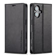For iPhone 16 Plus LC.IMEEKE RFID Anti-theft Leather Phone Case(Black) - free shipping - PMC TechLife - Order now!