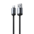 WK WDC-32i Raython Gen2 1m 2.4A USB to 8 Pin Fast Charging Data Cable(Black) - Normal Style Cable by WK | Online Shopping South Africa | PMC TechLife | Buy Now Pay Later Mobicred