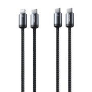 WK WDC-33 Raython Gen2 1m PD35W Type-C to 8 Pin Fast Charging Data Cable(Black)