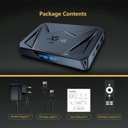 X96Q Pro+ Cortex-A55 Android 14 Octa-core CPU 4K HD Internet Set-top Box, RAM:2GB+16GB(UK Plug)