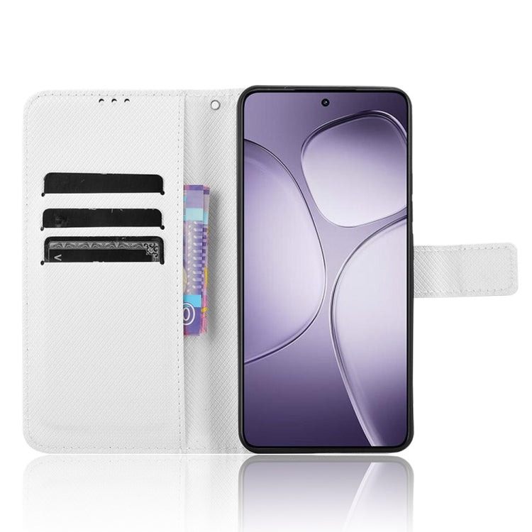 For Redmi K70 Ultra Diamond Texture Leather Phone Case(White)