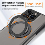 For iPhone 16 Pro Yashi 360 Degree Rotating MagSafe Holder Phone Case(Grey)