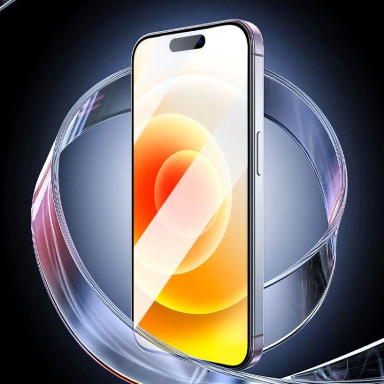 For iPhone 15 Pro Max WK WTP-084 Speedy Series Dust-free Warehouse HD Tempered Glass Film