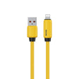 WK WDC-27i Elastic Genuine Silicone 1m 12W USB to 8 Pin Fast Charging Data Cable(Yellow) - Normal Style Cable by WK | Online Shopping South Africa | PMC TechLife | Buy Now Pay Later Mobicred