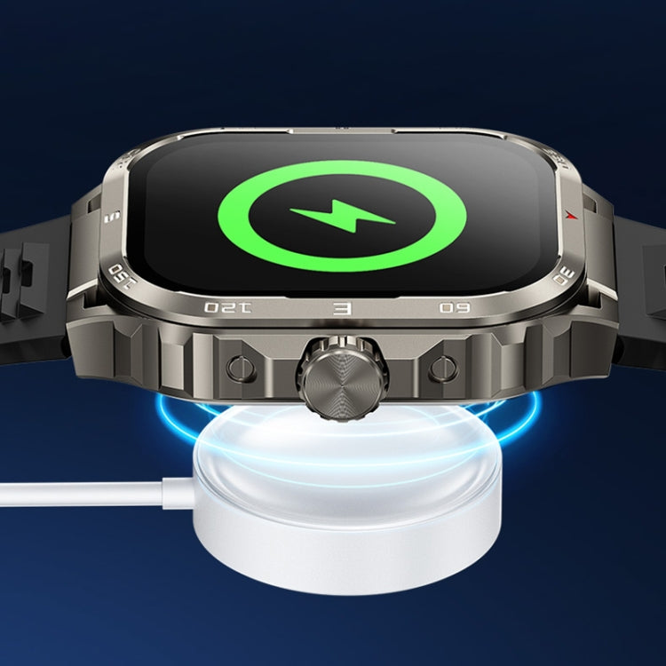 WK WH-03 2.01 inch Smart Watch Supports Bluetooth Calls(Grey)
