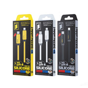 WK WDC-29 Elastic Genuine Silicone 1m PD30W Type-C to 8 Pin Fast Charging Data Cable(Yellow)