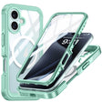For iPhone 16 Plus RedPepper Tempered Glass MagSafe Phone Case(Green) - free shipping - PMC TechLife - Order now!