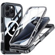 For iPhone 16 Pro Max RedPepper Tempered Glass MagSafe Phone Case(Black Grey) - iPhone 16 Pro Max Cases by RedPepper | Online Shopping South Africa | PMC TechLife | Buy Now Pay Later Mobicred
