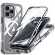 For iPhone 16 Pro Max RedPepper Tempered Glass MagSafe Phone Case(Grey) - iPhone 16 Pro Max Cases by RedPepper | Online Shopping South Africa | PMC TechLife | Buy Now Pay Later Mobicred