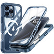For iPhone 16 Pro Max RedPepper Tempered Glass MagSafe Phone Case(Dark Blue) - iPhone 16 Pro Max Cases by RedPepper | Online Shopping South Africa | PMC TechLife | Buy Now Pay Later Mobicred