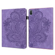 For Honor Pad 8 Peacock Embossed Pattern Leather Tablet Case(Purple) - Honor by PMC TechLife | Online Shopping South Africa | PMC TechLife | Buy Now Pay Later Mobicred
