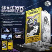 For iPhone 16 Pro Max WK WTP-090 Space King Kong 9D Curved Frosted Tempered Glass Film