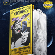 For iPhone 16 Pro WK WTP-090 Space King Kong 9D Curved Frosted Tempered Glass Film