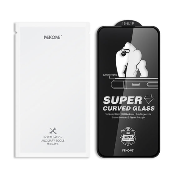 For iPhone 16 Pro Max WK WTP-092 King Kong 6D Curved 28 Degree Privacy Tempered Glass Film