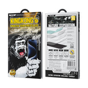 For iPhone 16 Plus / 15 Plus WK WTP-094 King Kong 6D Curved Frosted Tempered Glass Film