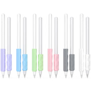 For Apple Pencil & Huawei M-Pencil Series Universal Stylus Silicone Protective Grip Cover(Grey)