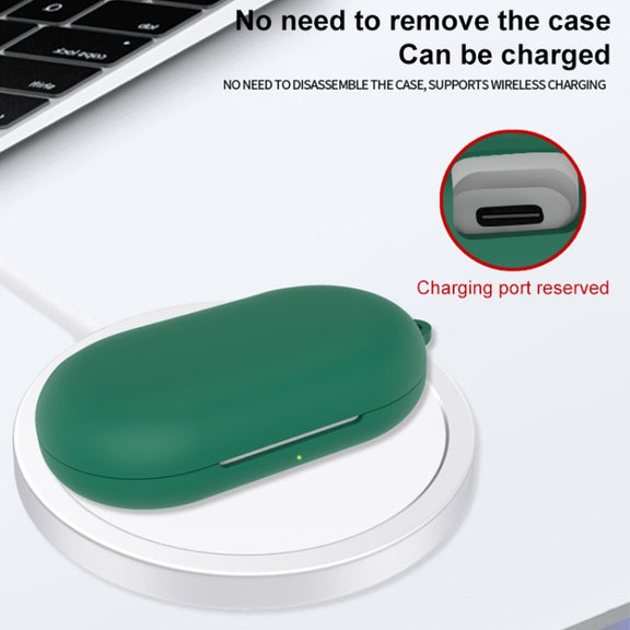 For Anker Soundcore V20i Bluetooth Earphone Silicone Protective Case(Black)