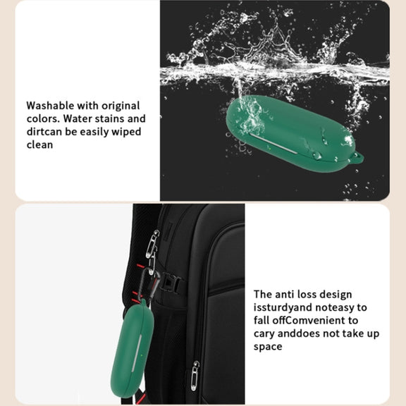 For Anker Soundcore V20i Bluetooth Earphone Silicone Protective Case(Black)