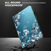 For Honor Pad 8 Crystal Texture Painted Leather Tablet Case(Plum Bossom)