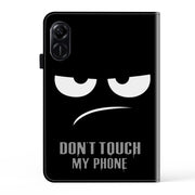 For Honor Pad X9 Crystal Texture Painted Leather Tablet Case(Dont Touch My Phone)