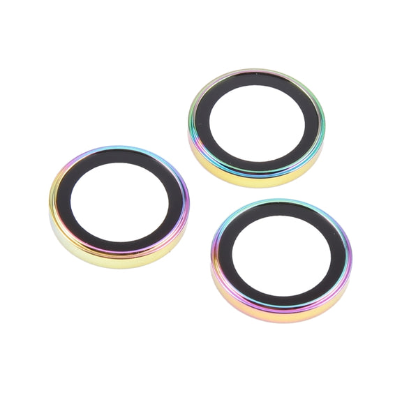 For iPhone 16 Pro / 16 Pro Max Metal Tempered Glass Back Camera Film(Colorful)