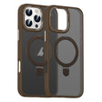 For iPhone 16 Pro Skin Feel MagSafe Magnetic Holder Phone Case(Bronze Gold) - iPhone 16 Pro Cases by PMC TechLife | Online Shopping South Africa | PMC TechLife | Buy Now Pay Later Mobicred