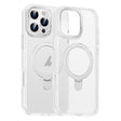For iPhone 16 Pro Max Skin Feel MagSafe Magnetic Holder Phone Case(Transparent) - iPhone 16 Pro Max Cases by PMC TechLife | Online Shopping South Africa | PMC TechLife | Buy Now Pay Later Mobicred