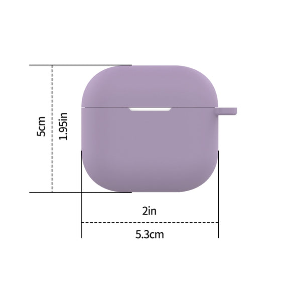 For AirPods 4 Silicone Earphone Protective Case with Hook(Red)