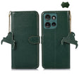 For Motorola Edge 50 Genuine Leather Litchi Texture RFID Leather Phone Case(Green) - Motorola Cases by PMC TechLife | Online Shopping South Africa | PMC TechLife | Buy Now Pay Later Mobicred