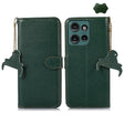 For Motorola Edge 50 Neo Genuine Leather Litchi Texture RFID Leather Phone Case(Green) - Motorola Cases by PMC TechLife | Online Shopping South Africa | PMC TechLife | Buy Now Pay Later Mobicred