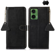 For Motorola Moto G35 Genuine Leather Litchi Texture RFID Leather Phone Case(Black) - free shipping - PMC TechLife - Order now!
