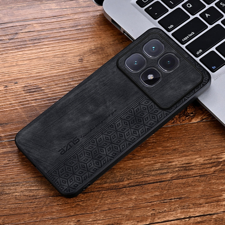 For Redmi K70 Ultra AZNS 3D Embossed Skin Feel Phone Case(Black)