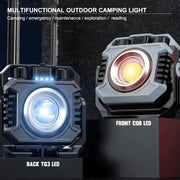 KXK-786 Multifunctional Floodlight Spotlight Outdoor Portable Working Light(Grey Black)