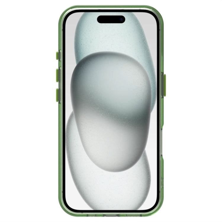 For iPhone 16 Plus Candy Magsafe PC Hybrid TPU Phone Case(Green)