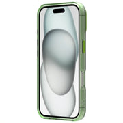 For iPhone 16 Plus Candy Magsafe PC Hybrid TPU Phone Case(Green)