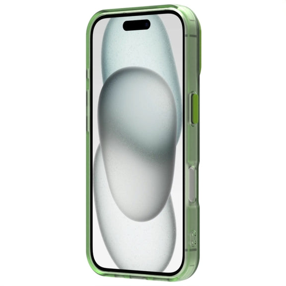 For iPhone 16 Plus Candy Magsafe PC Hybrid TPU Phone Case(Green)