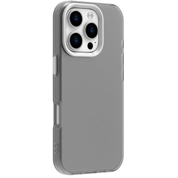 For iPhone 16 Pro Max Candy PC Hybrid TPU Shockproof Phone Case(White)