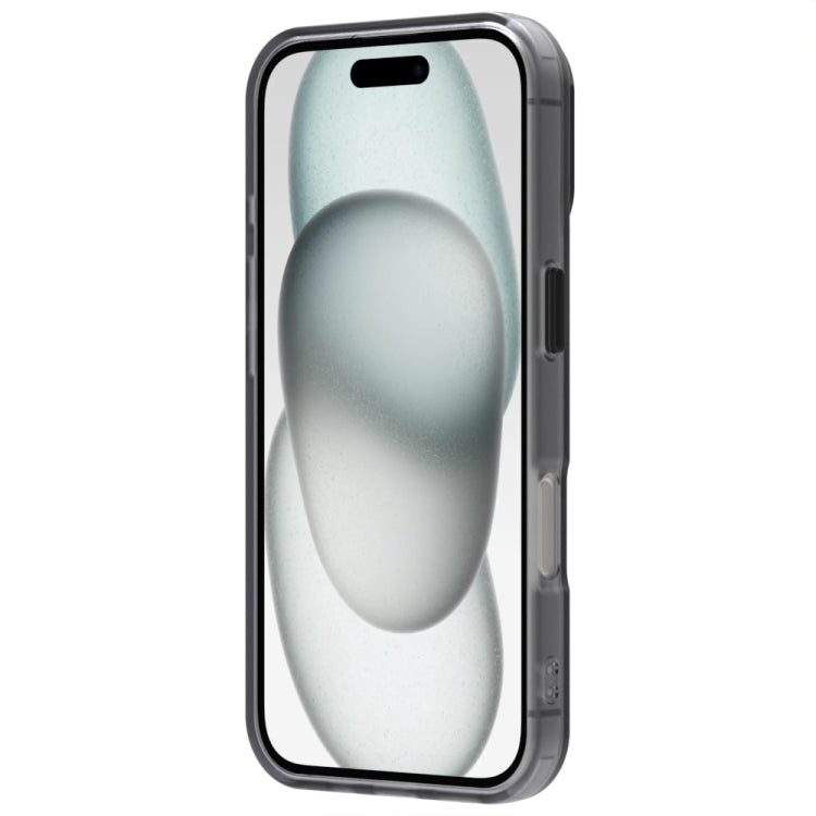 For iPhone 16 Candy PC Hybrid TPU Shockproof Phone Case(Black)