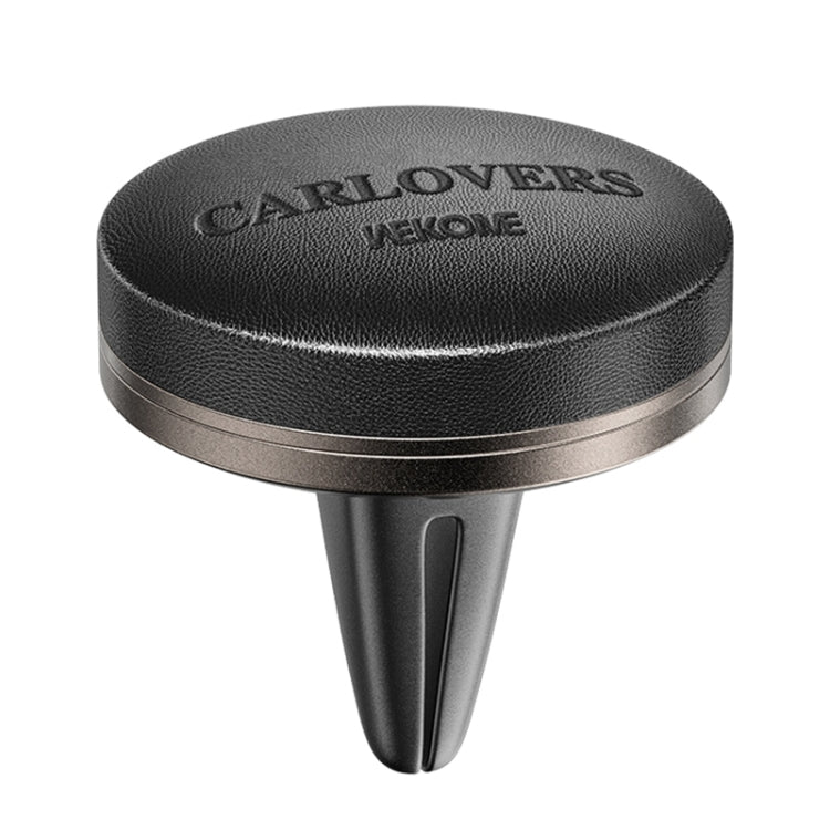 WEKOME WT-CA07 K-Captain Genuine Leather Solid Car Aroma Diffuser(Black)