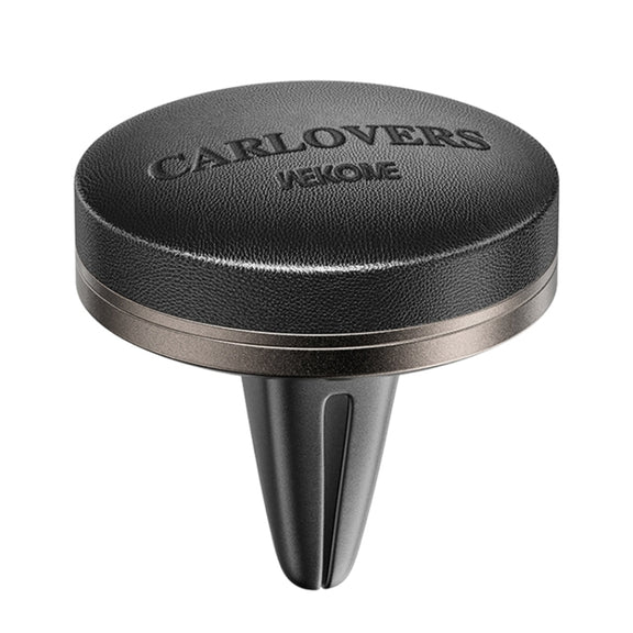 WEKOME WT-CA07 K-Captain Genuine Leather Solid Car Aroma Diffuser(Black)