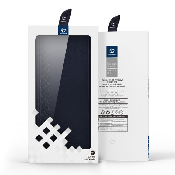 For Xiaomi Mix Fold 4 DUX DUCIS Bril Series PU + TPU Phone Case(Blue)