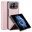 For Xiaomi Mix Fold 4 DUX DUCIS Bril Series PU + TPU Phone Case(Pink) - Mix Fold 4 Cases by DUX DUCIS | Online Shopping South Africa | PMC TechLife | Buy Now Pay Later Mobicred