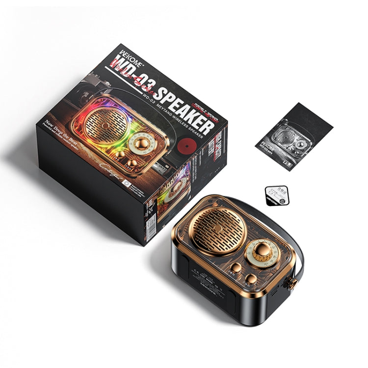 WEKOME WD-03 Meytang Karaoke Wireless Bluetooth Speaker(White)