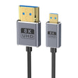 30cm Coaxial Micro HDMI to HDMI 8K UHD 48Gbps Video Connection Cable, Style:Straight Head - Cable by PMC TechLife | Online Shopping South Africa | PMC TechLife | Buy Now Pay Later Mobicred