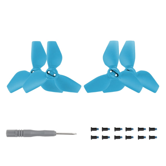 For DJI Neo Sunnylife 2016S Drone Color 3-Blade Propeller, Quantity:2 pairs(Blue)