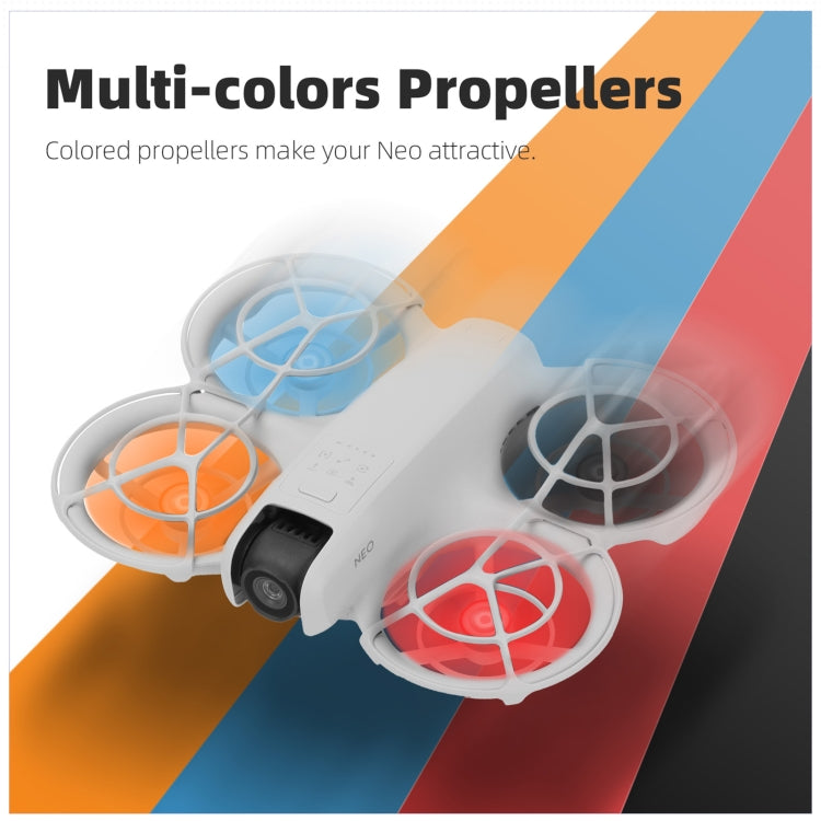 For DJI Neo Sunnylife 2016S Drone Color 3-Blade Propeller, Quantity:2 pairs(Black)